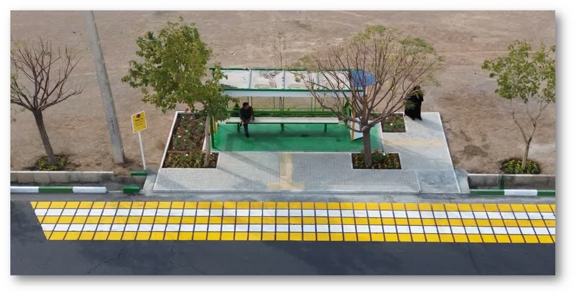 اجرای طرح مناسب‌سازی ایستگاه‌های اتوبوس در سطح پردیسان قم